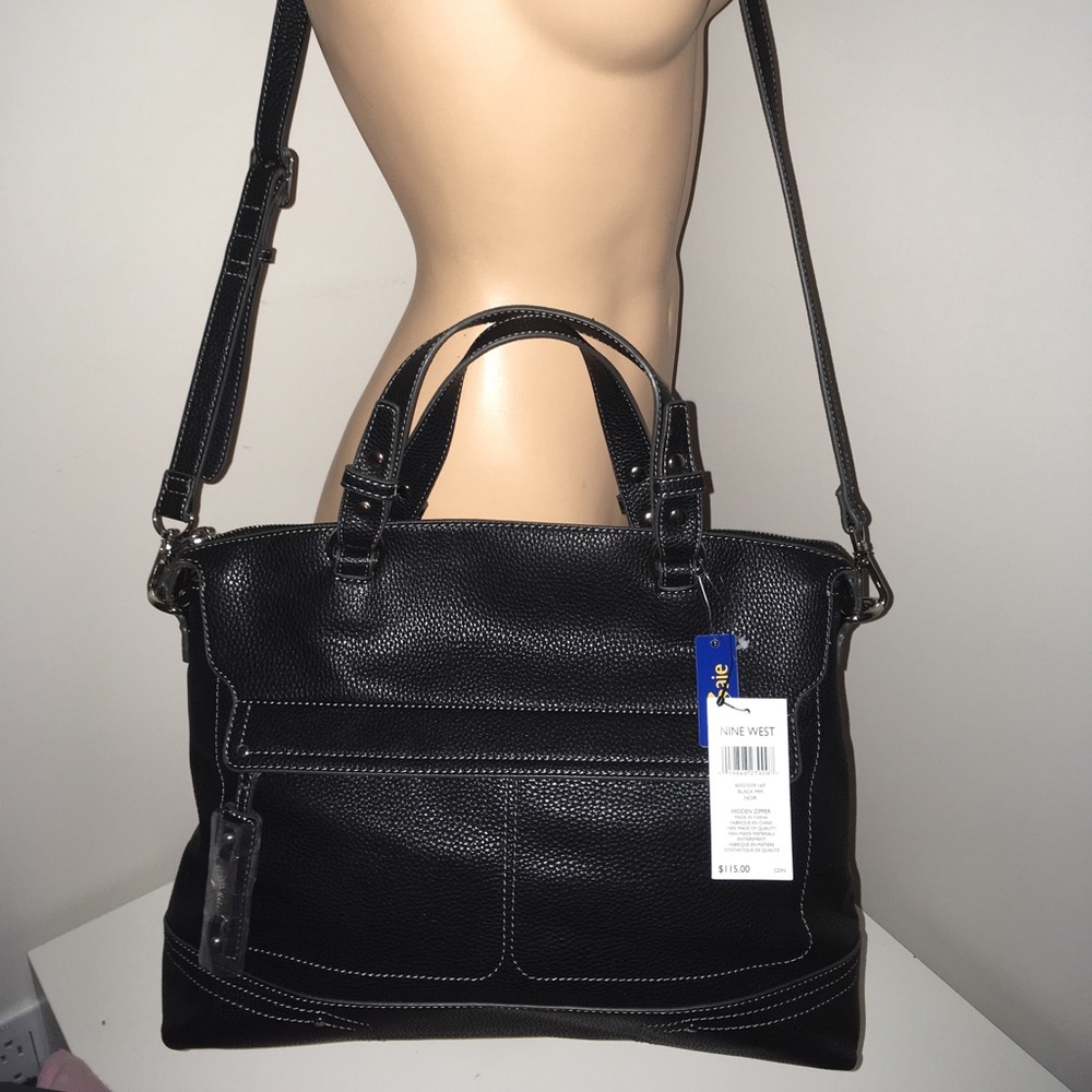 Nine West Crossbody Messenger Tote Hand Bag 14x11x4.5 inches New
